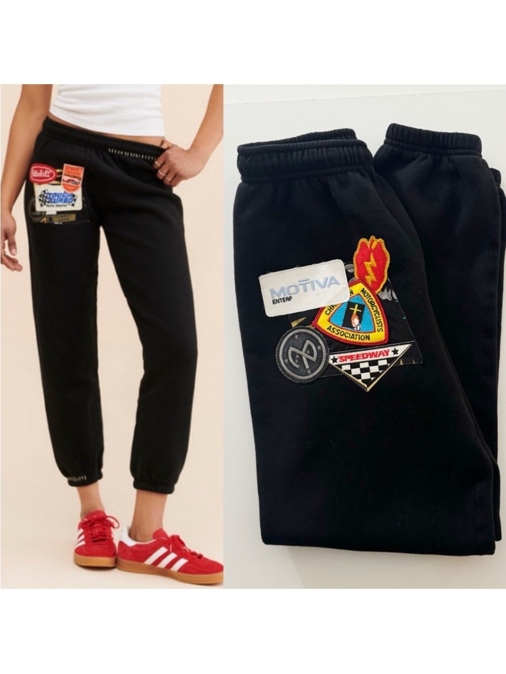 Riley Vintage Patchwork Sweatpants